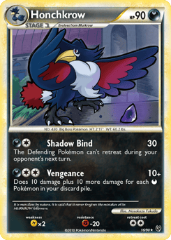 Honchkrow – Rare – HS—Undaunted