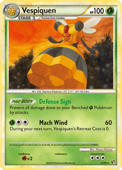 Vespiquen – Rare – HS—Undaunted