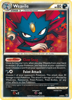 Weavile – Rare