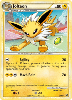 Jolteon – Uncommon – HS—Undaunted