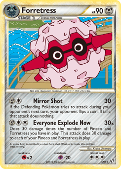 Forretress – Rare Holo – HS—Undaunted