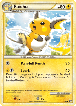 Raichu – Uncommon – HS—Undaunted