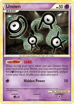 Unown – Uncommon – HS—Undaunted