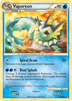 Vaporeon – Uncommon – HS—Undaunted