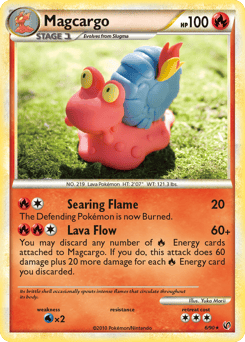 Magcargo – Rare Holo – HS—Undaunted
