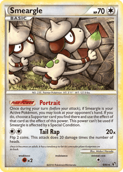 Smeargle – Rare Holo – HS—Undaunted