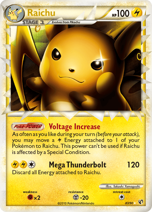 Raichu – Rare Prime – HS—Undaunted