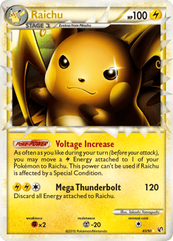 Raichu – Rare Prime – HS—Undaunted