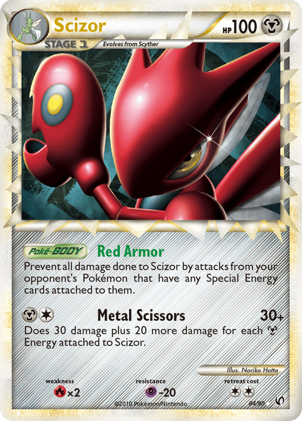 Scizor – Rare Prime – HS—Undaunted