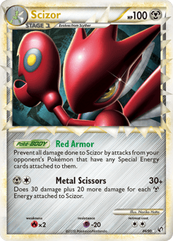 Scizor – Rare Prime – HS—Undaunted
