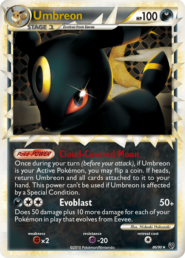 Umbreon – Rare Prime – HS—Undaunted