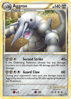 Aggron – Rare Holo – HS—Triumphant