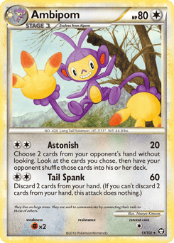 Ambipom – Rare – HS—Triumphant