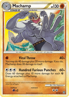 Machamp – Rare – HS—Triumphant