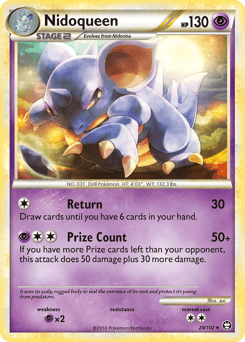 Nidoqueen – Rare – HS—Triumphant