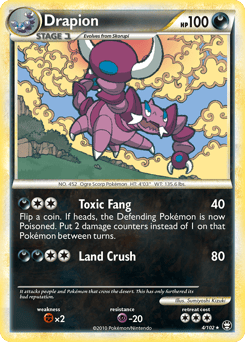 Drapion – Rare Holo – HS—Triumphant