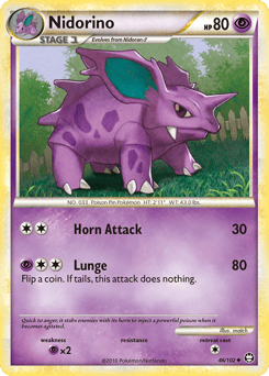 Nidorino – Uncommon – HS—Triumphant