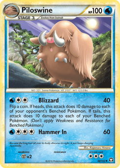 Piloswine – Uncommon – HS—Triumphant