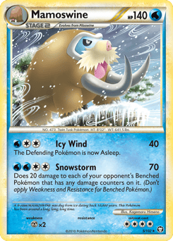 Mamoswine – Rare Holo – HS—Triumphant
