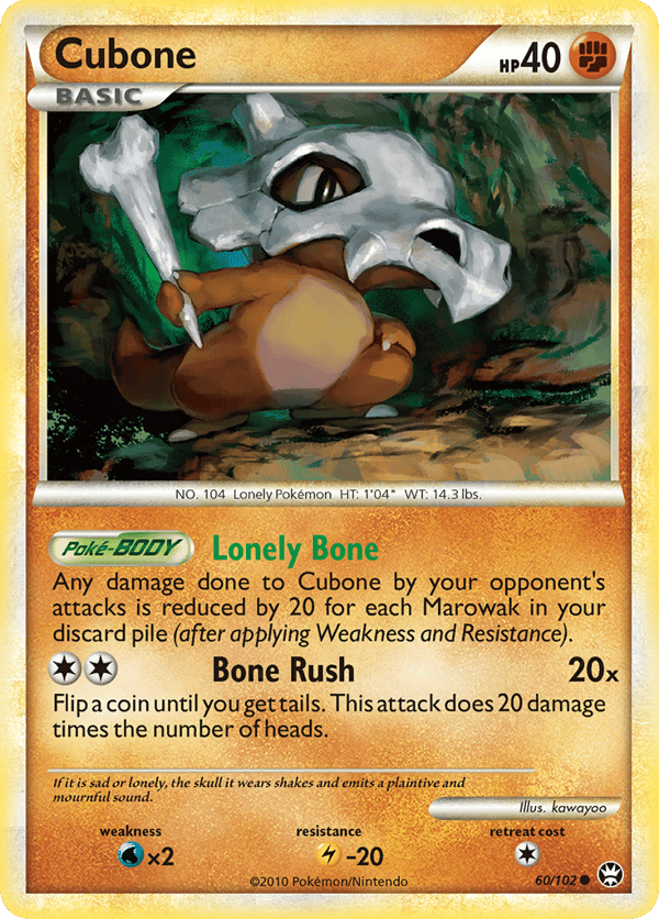 Cubone – Common – HS—Triumphant