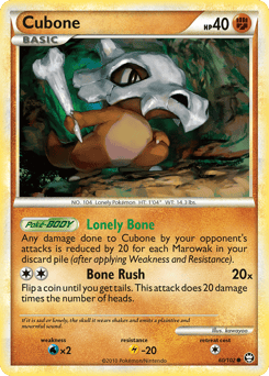 Cubone – Common – HS—Triumphant