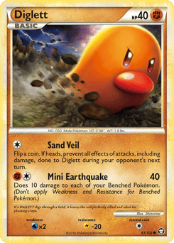 Diglett – Common – HS—Triumphant