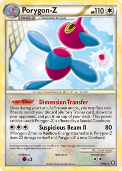 Porygon-Z – Rare Holo – HS—Triumphant