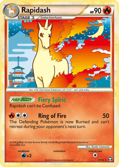 Rapidash – Rare Holo – HS—Triumphant