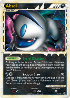 Absol – Rare Prime – HS—Triumphant