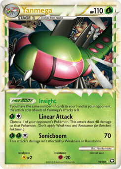 Yanmega – Rare Prime – HS—Triumphant