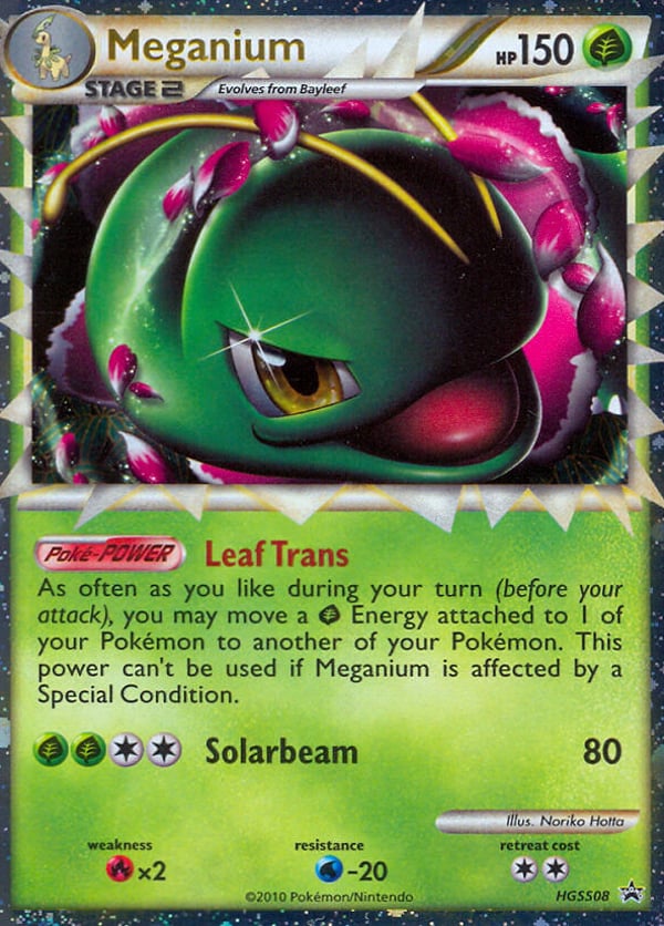 Meganium – Promo – HGSS Black Star Promos