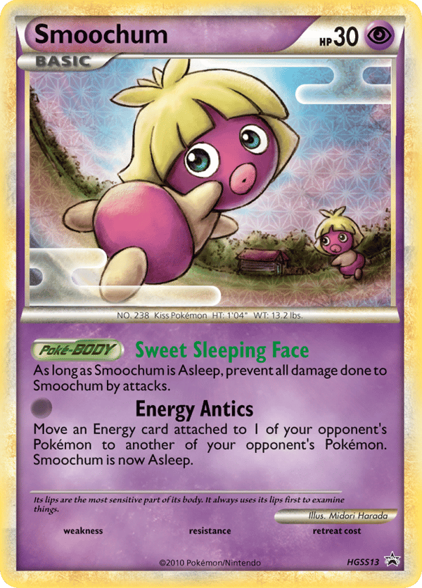 Smoochum – Promo – HGSS Black Star Promos