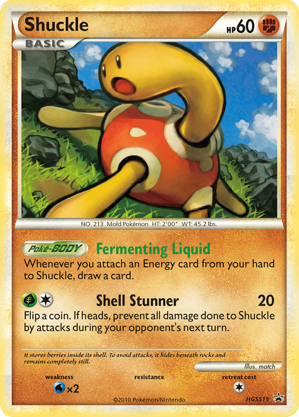Shuckle – Promo – HGSS Black Star Promos