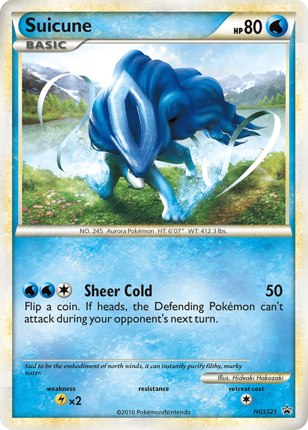 Suicune – Promo – HGSS Black Star Promos