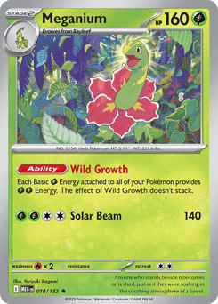 Meganium – Rare – Mega Evolution