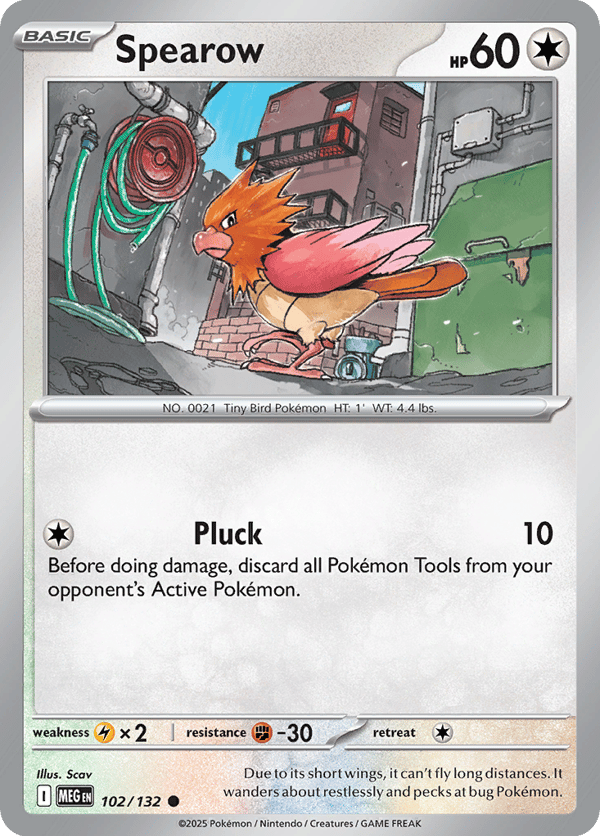 Spearow – Common – Mega Evolution