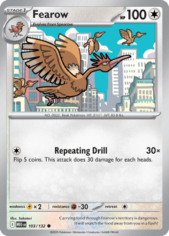 Fearow – Common – Mega Evolution