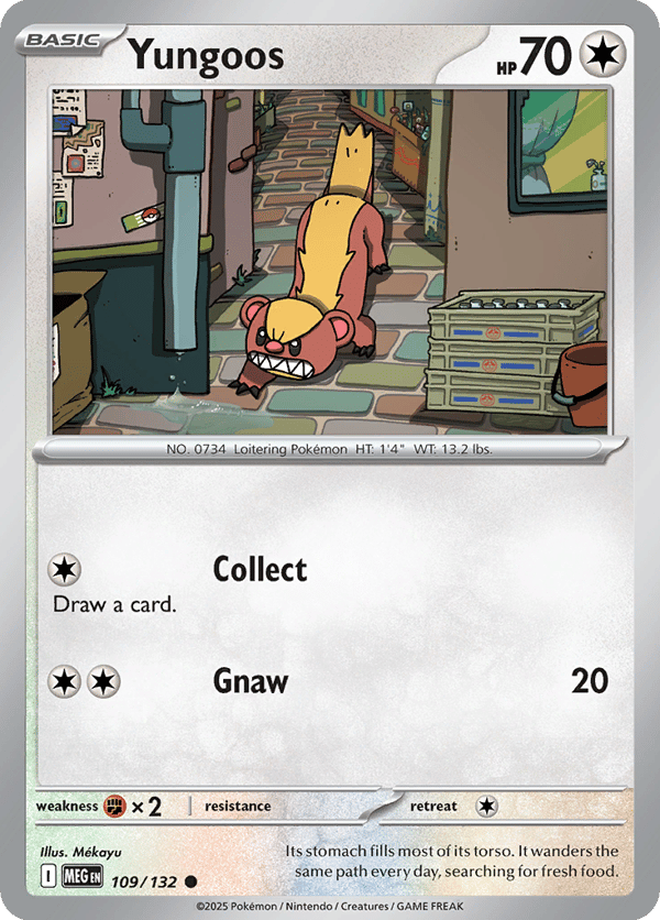 Yungoos – Common – Mega Evolution