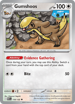 Gumshoos – Uncommon – Mega Evolution