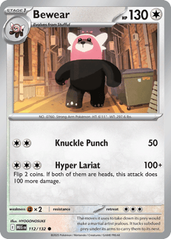 Bewear – Common – Mega Evolution