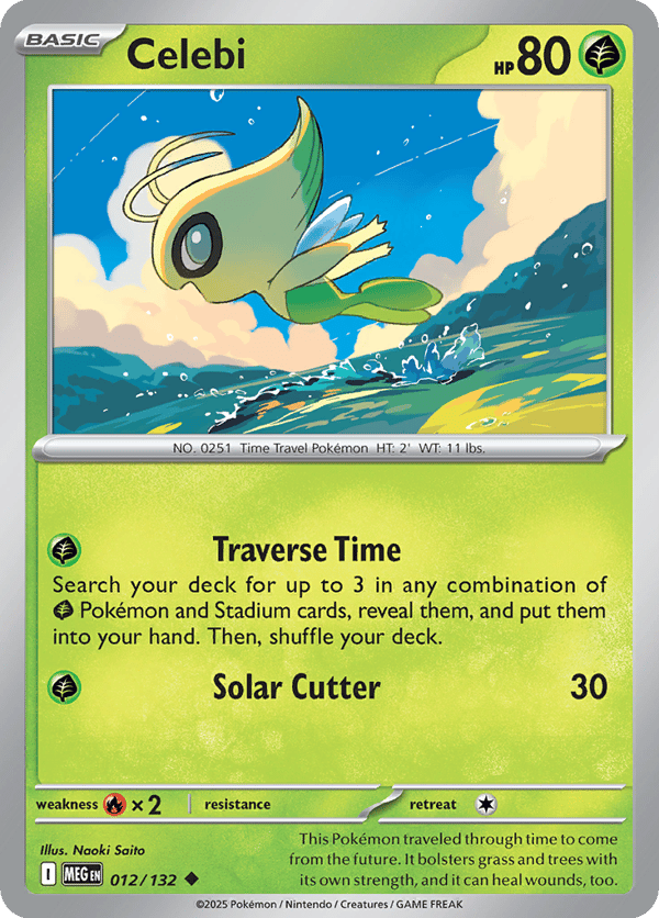 Celebi – Uncommon – Mega Evolution