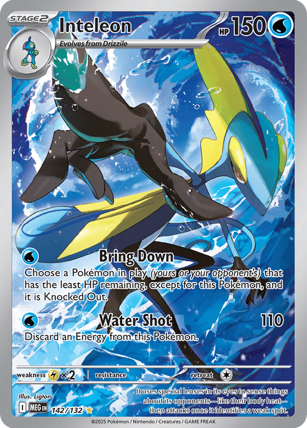 Inteleon – Illustration Rare – Mega Evolution