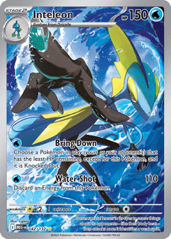 Inteleon – Illustration Rare – Mega Evolution