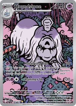 Houndstone – Illustration Rare – Mega Evolution