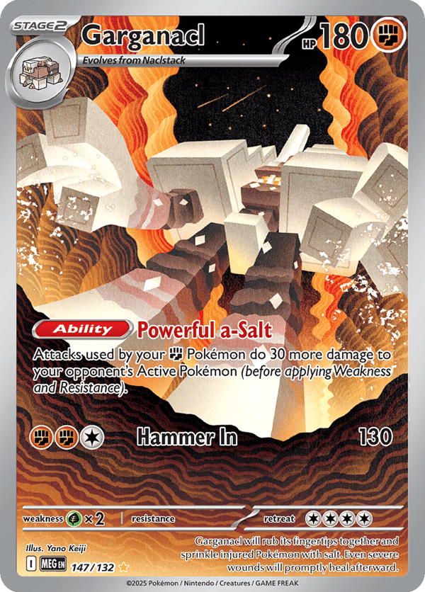 Garganacl – Illustration Rare – Mega Evolution