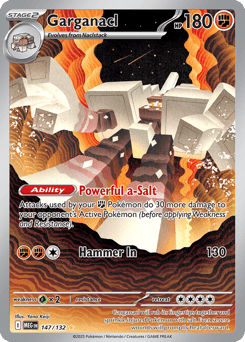 Garganacl – Illustration Rare – Mega Evolution