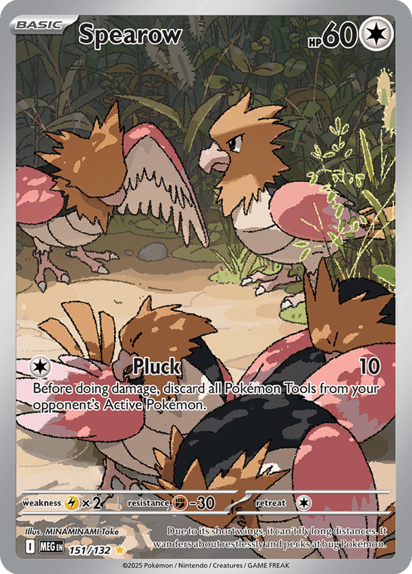 Spearow – Illustration Rare – Mega Evolution