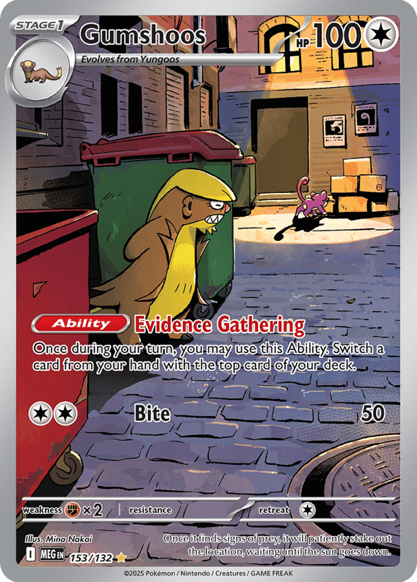 Gumshoos – Illustration Rare – Mega Evolution