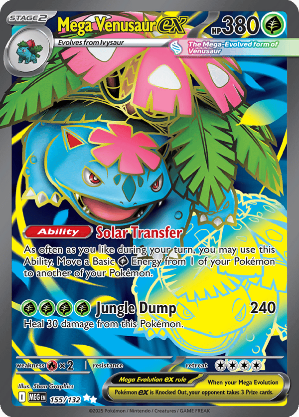 Mega Venusaur ex – Ultra Rare – Mega Evolution