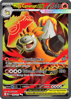 Mega Camerupt ex – Ultra Rare – Mega Evolution